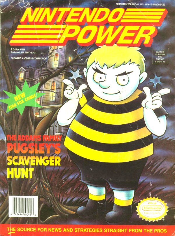 Nintendo Power Issue 045 (March 1993) cover